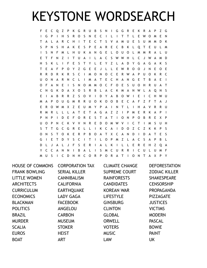 KEYSTONE WORDSEARCH WordMint