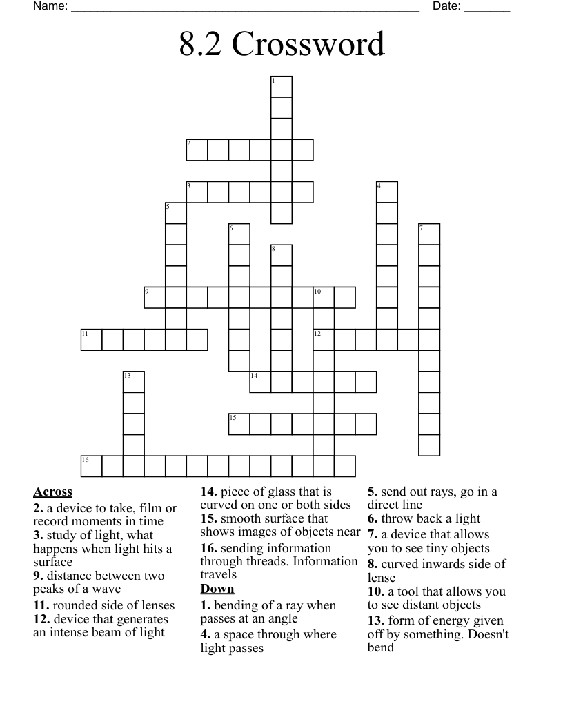 8.2 Crossword WordMint