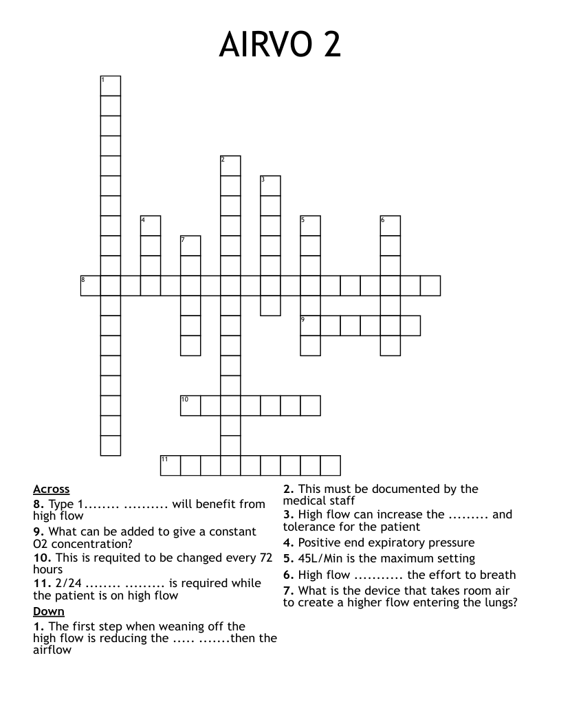 AIRVO 2 Crossword