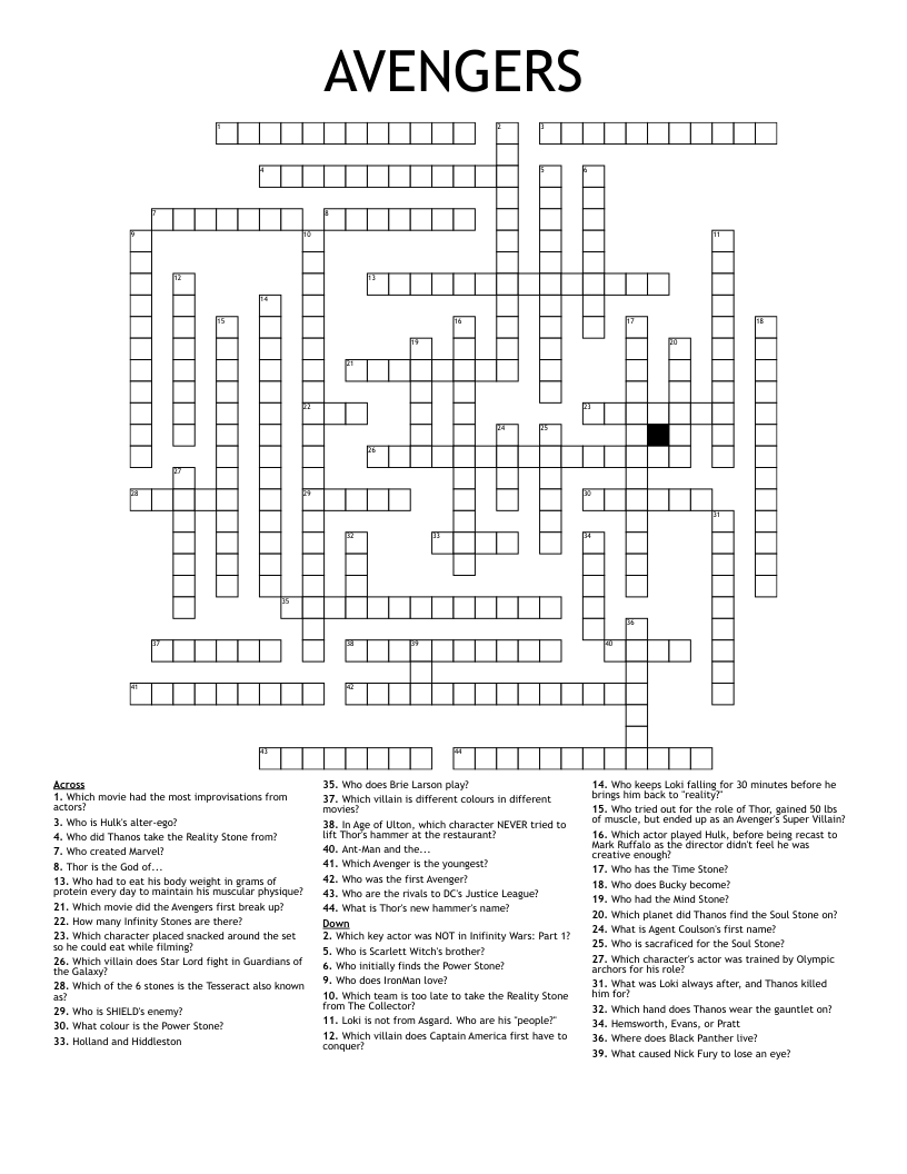 Actress Who Plays Carol Danvers Crossword Jrotc uniform pin placement