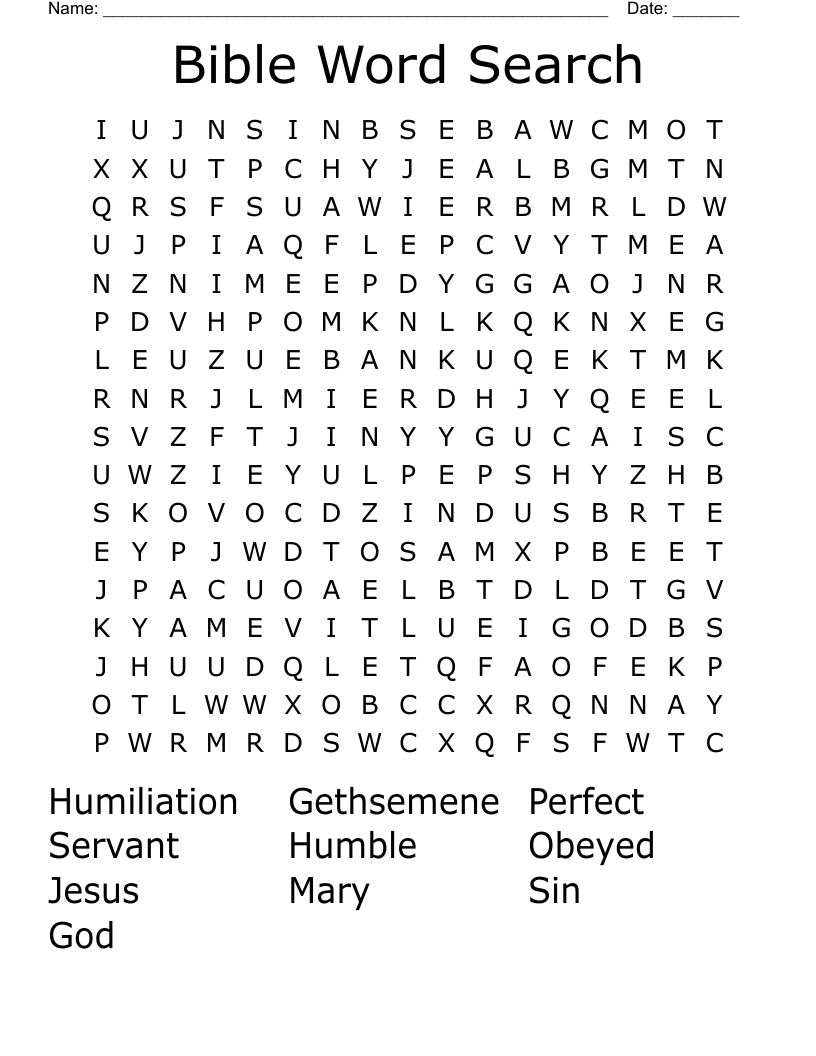Bible Word Search