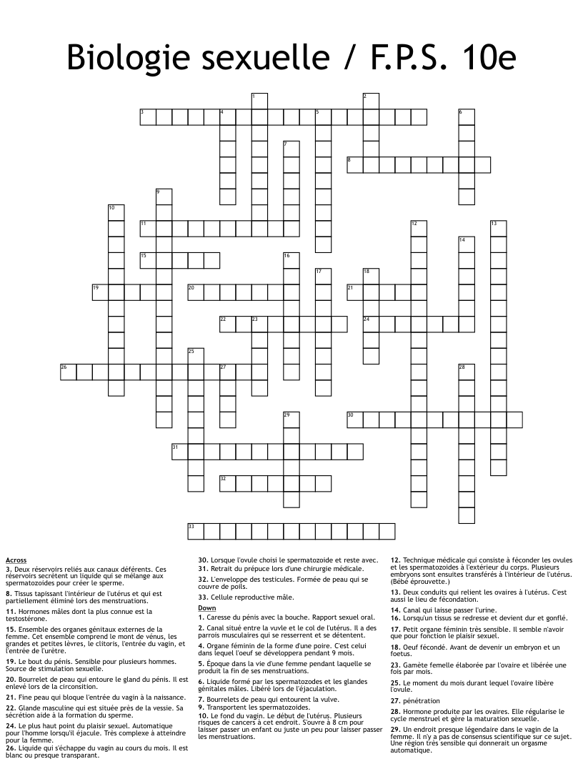 Les Organites De La Cellule Crossword Wordmint Les Organites De La Cellule Crossword Wordmint