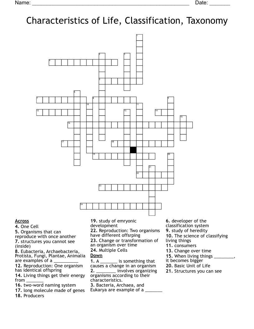 Honors Bio Part 4 Worksheet WordMint