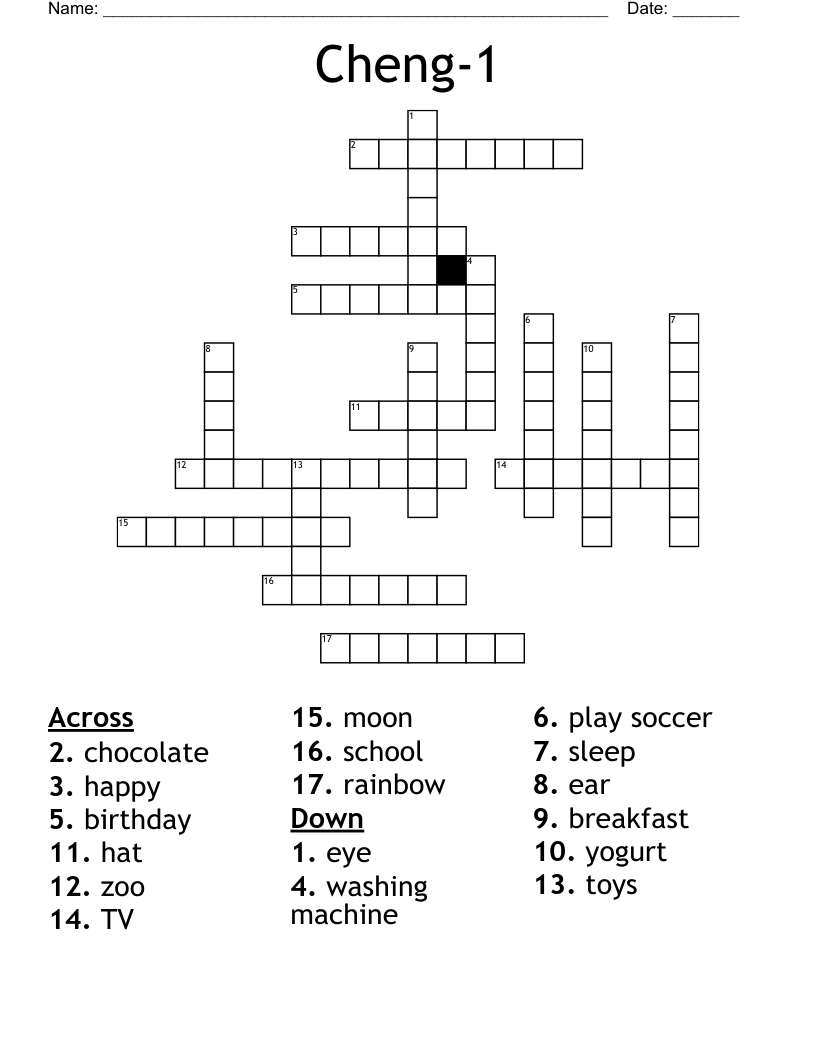 Cheng-1 Crossword