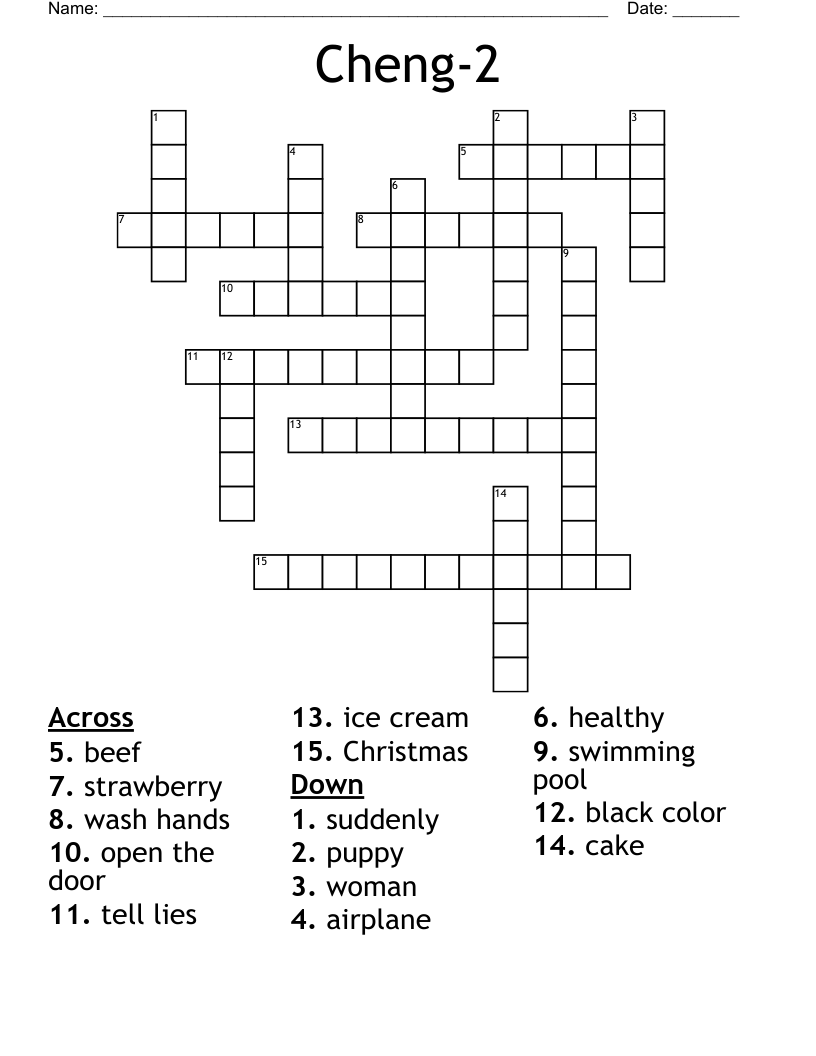 Cheng-2 Crossword