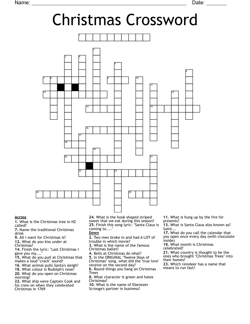 Christmas Crossword
