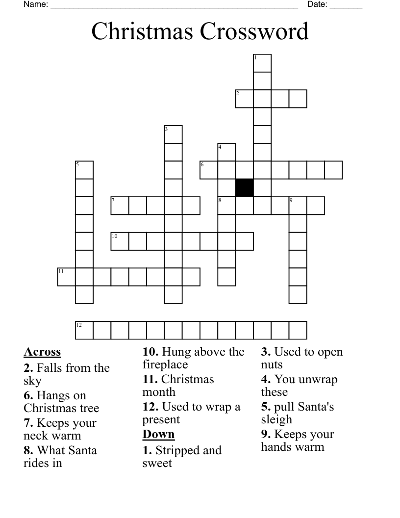 Christmas Crossword