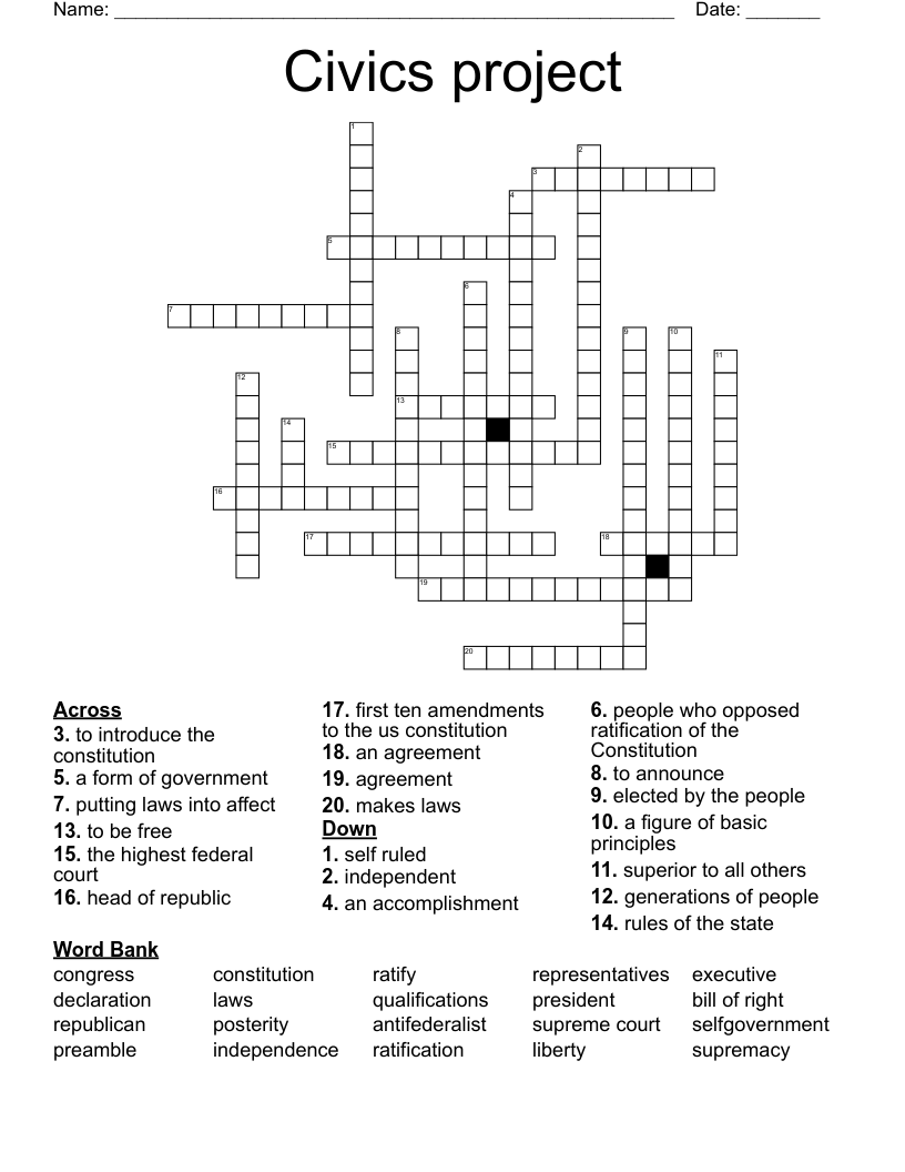 Civics project 