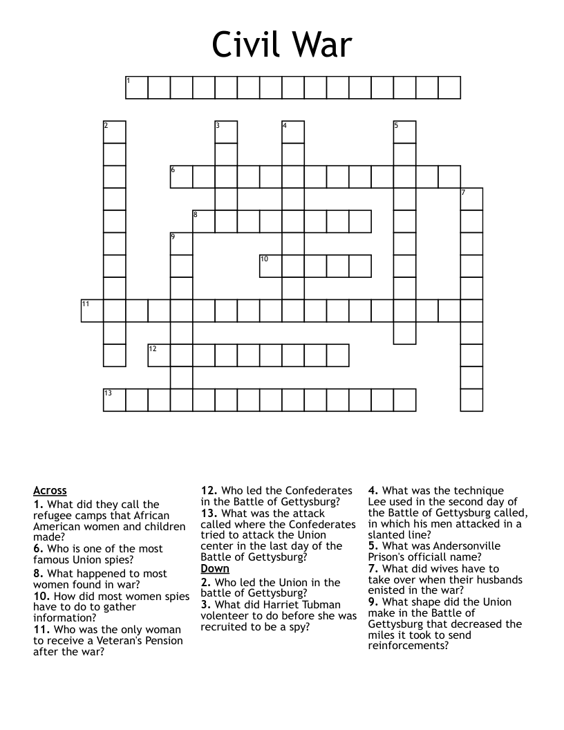 civil-war-crossword-wordmint