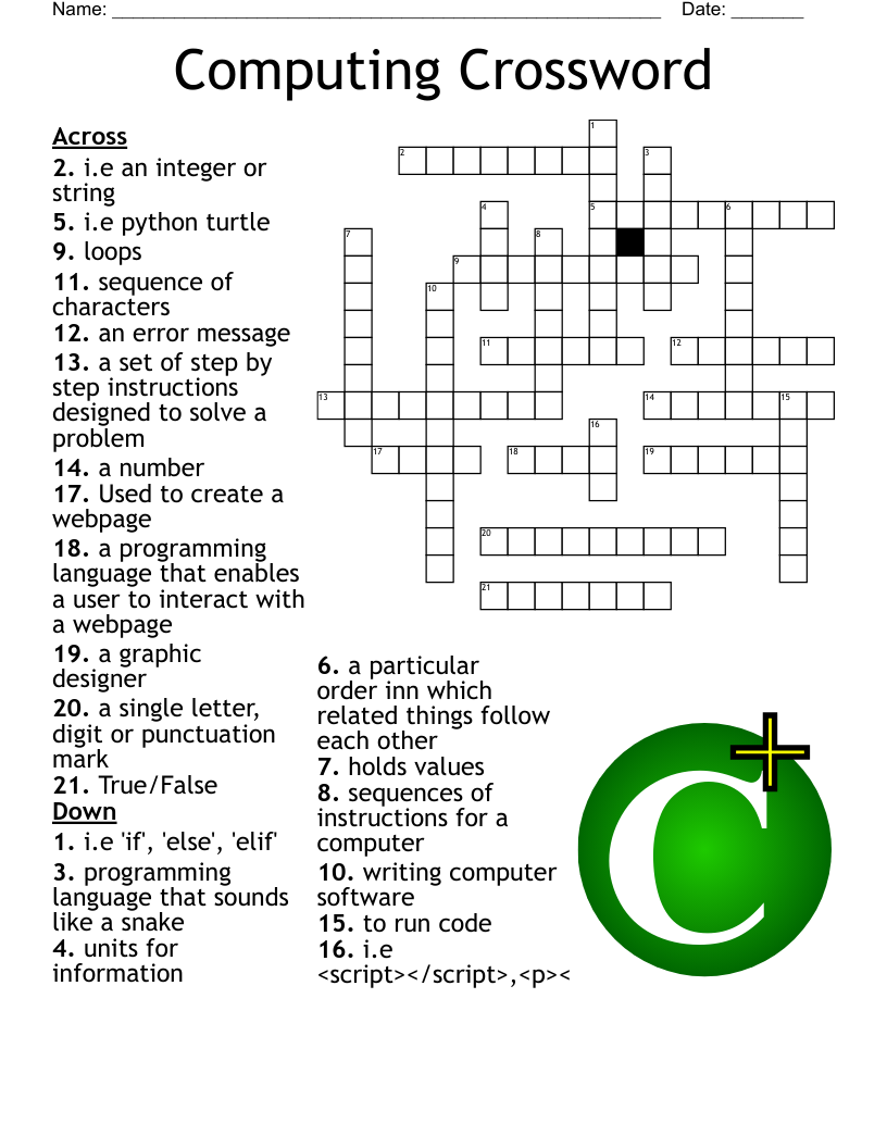 Computer Science Word Search