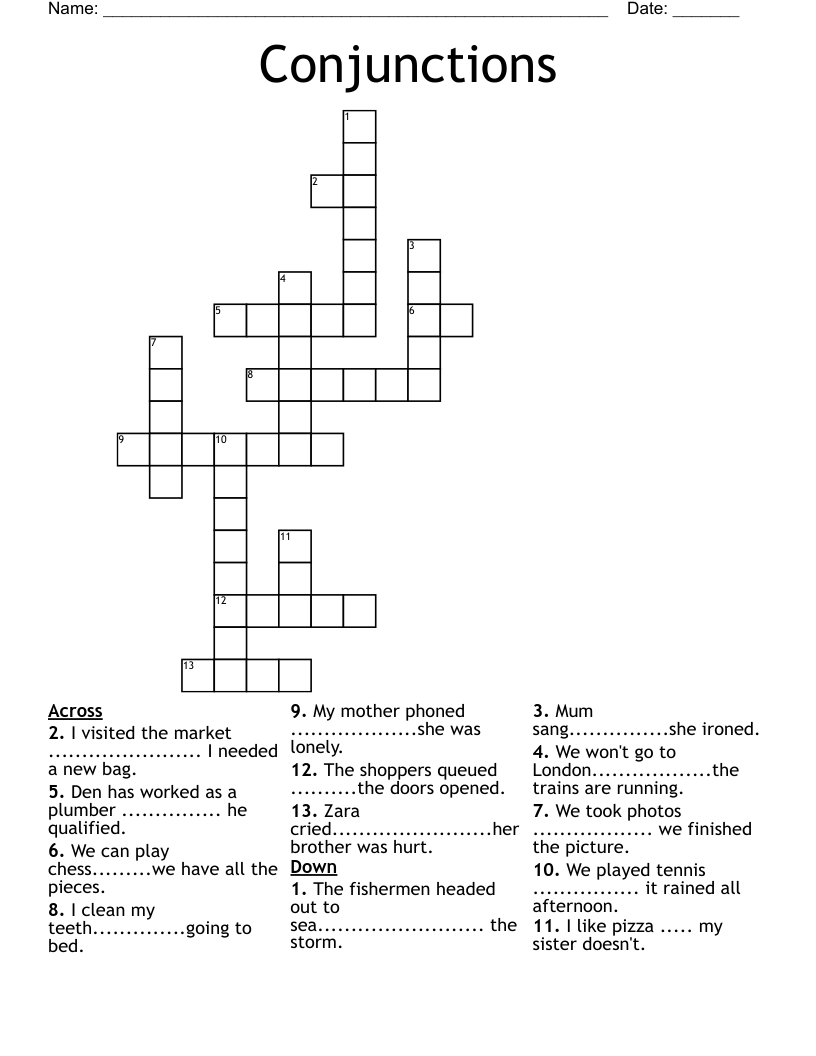 Chess Crossword - WordMint