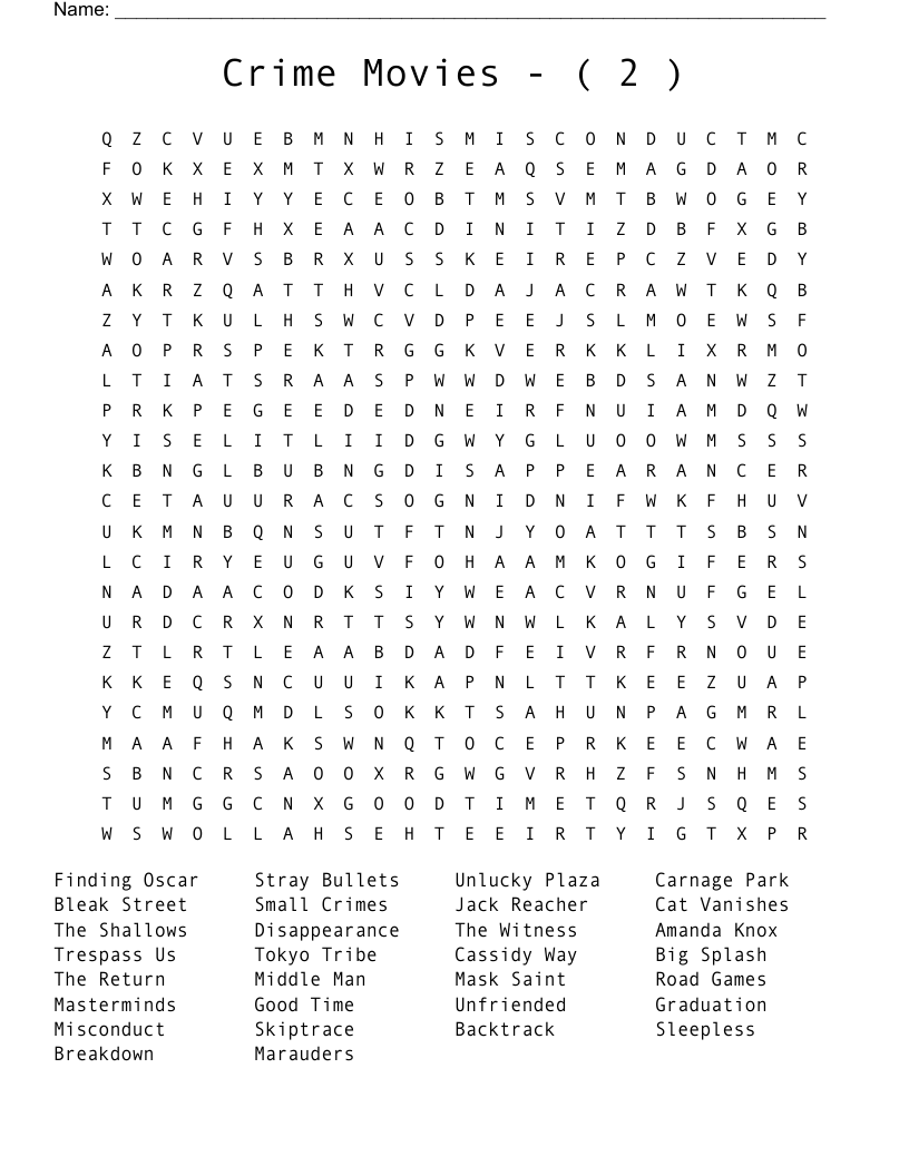 Crime    Movies    -    (  2  )