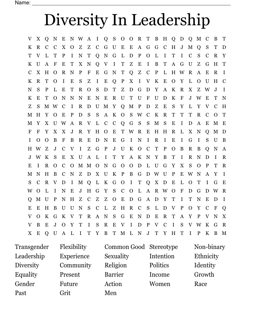 Diversity In Leadership