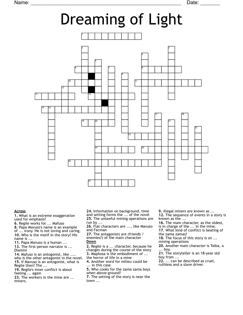 Similar To Dreaming Of Light Worksheet WordMint