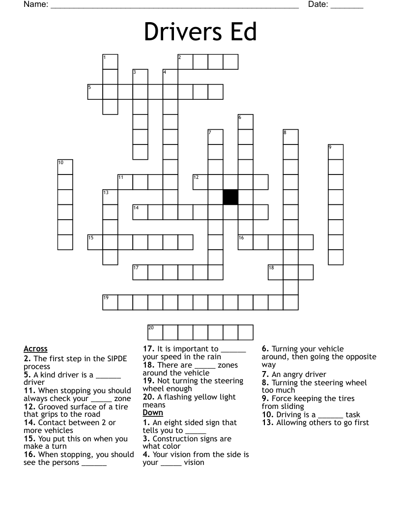Drivers Ed Chapter 6 Worksheet Answers Miaeroplano