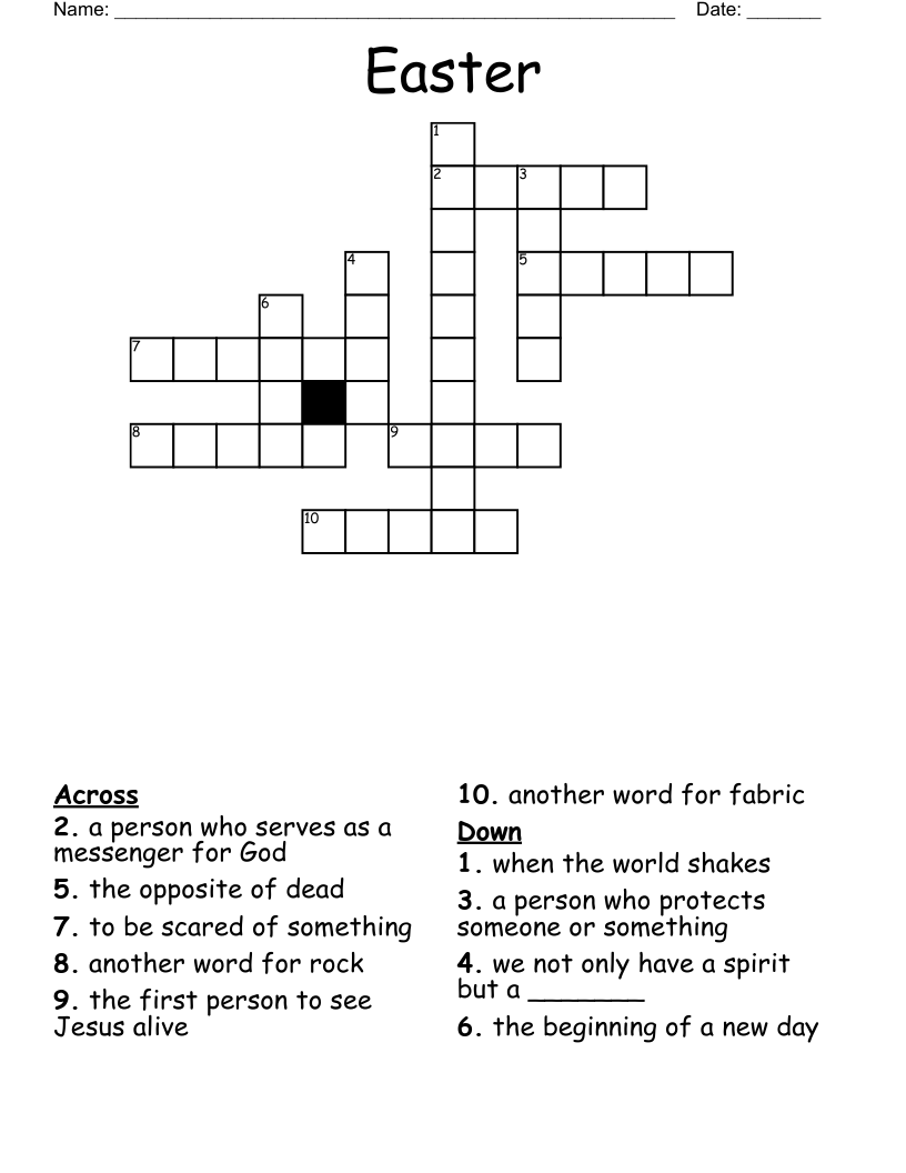 Easter Crossword