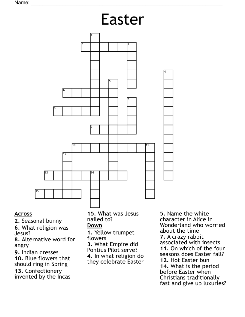 Easter Crossword