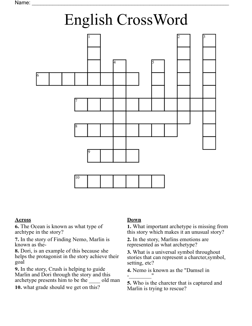 English CrossWord