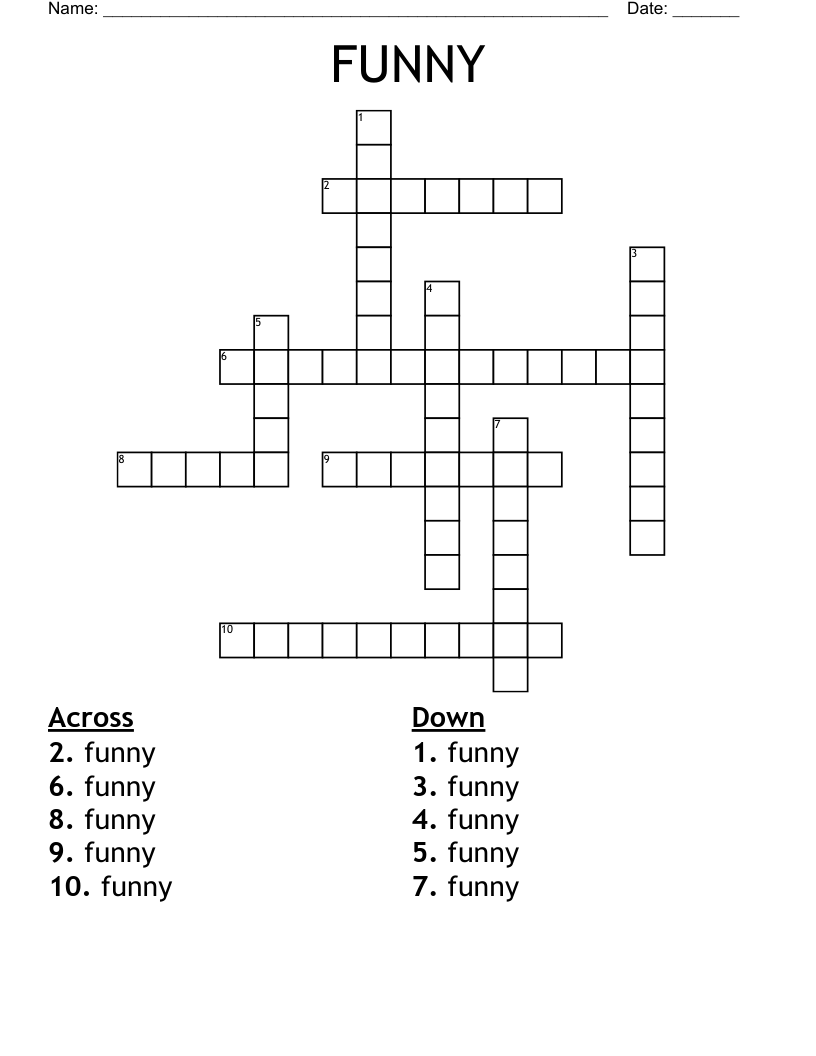 Humor Crosswords Word Searches Bingo Cards WordMint