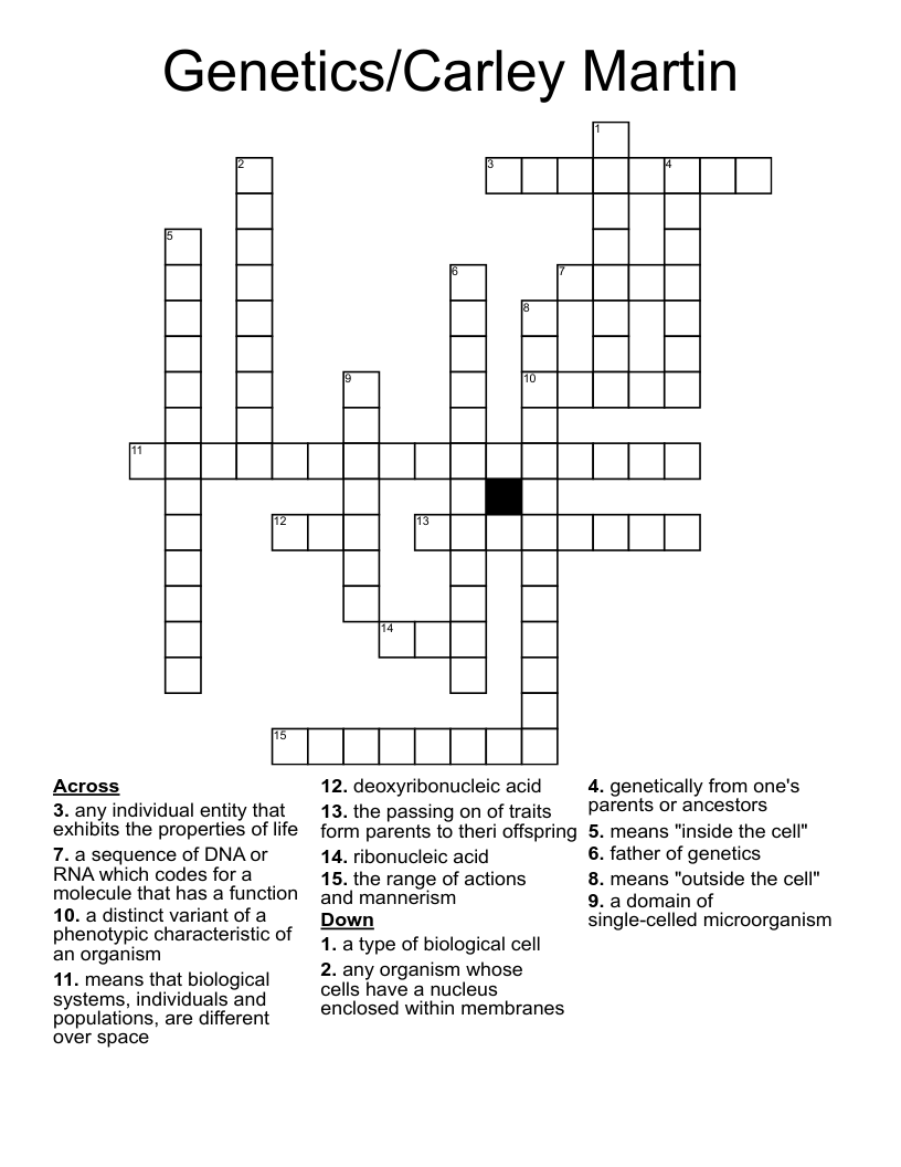 Martin Crossword WordMint
