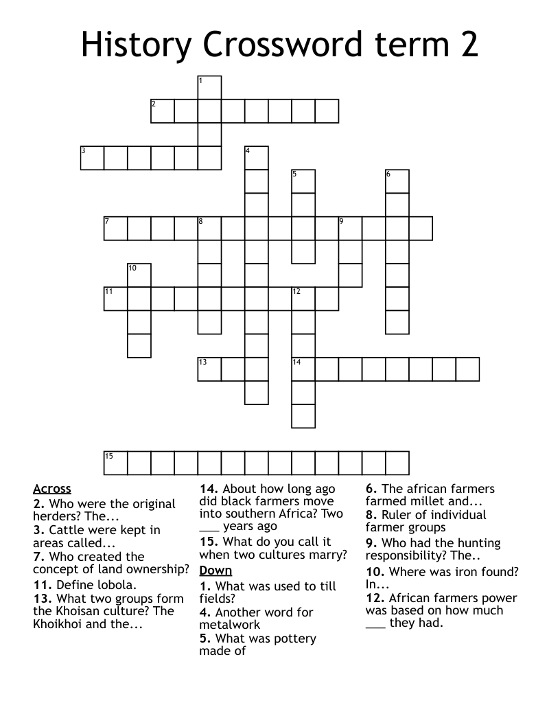 Encyclopedia Entry Crossword Encyclopedia Entry Crossword