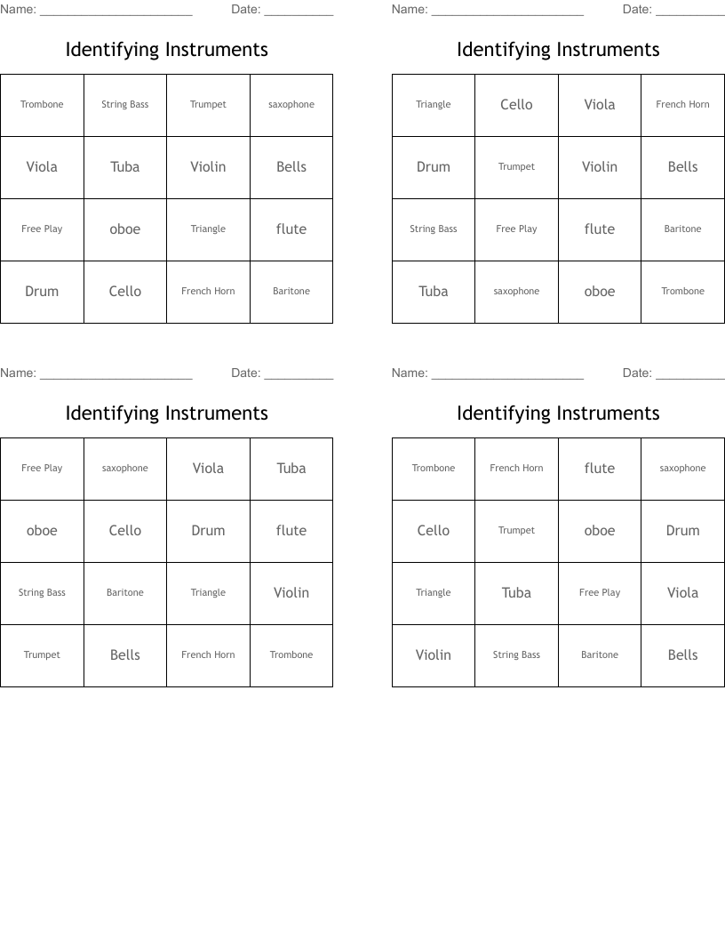 Similar to Instruments of the orchestra Crossword - WordMint