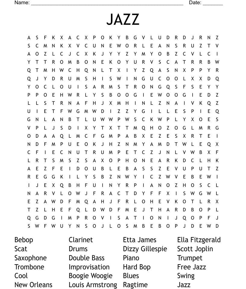 What Bb King Was King Of Crossword Jazz and Blues Review Crossword - WordMint