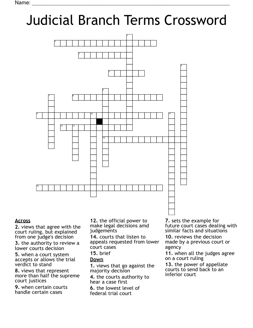 Give A Sworn Statement In Court Nyt Crossword Judicial Crossword 