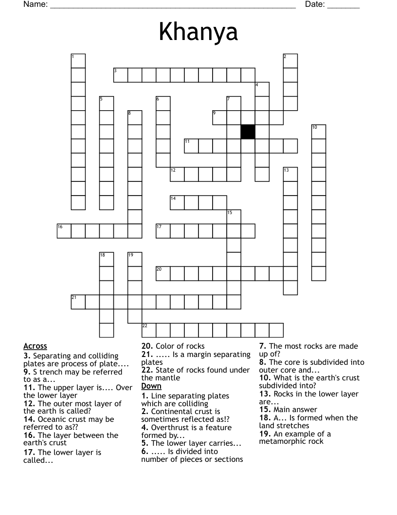 Khanya Crossword WordMint