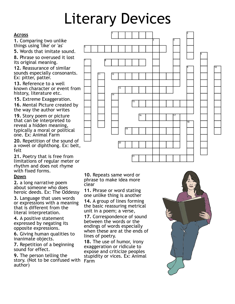 Language Feature Crossword WordMint