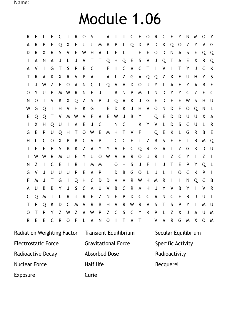 Module 1.06 Word Search