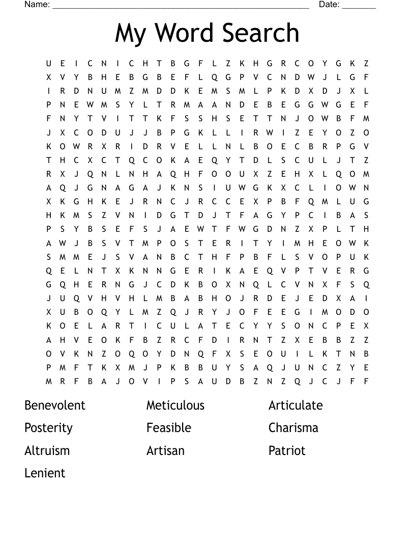My Word Search