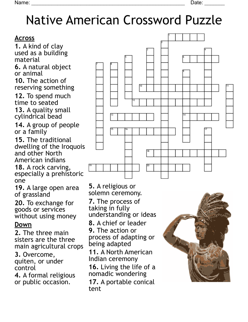 Avatar Native Crossword