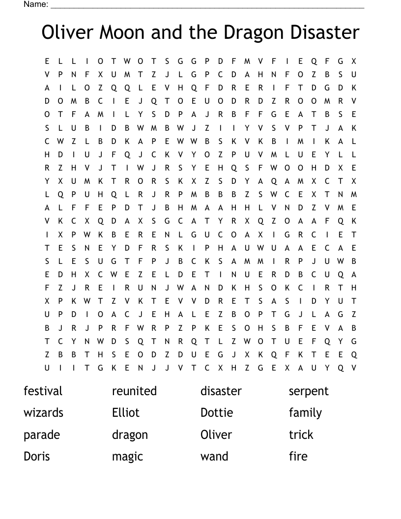 Oliver Moon and the Dragon Disaster