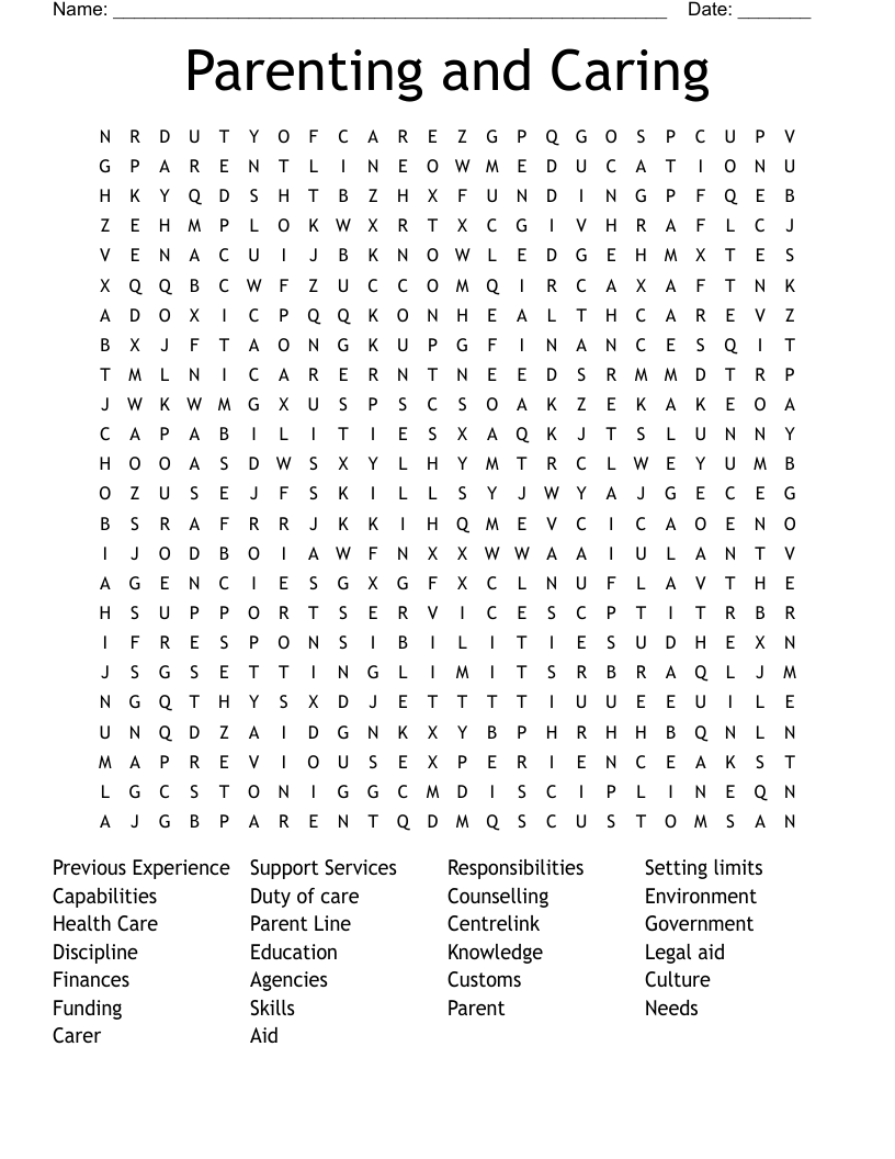 Parenting and Caring