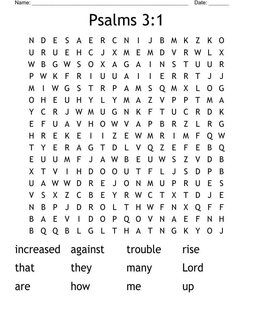 Psalms 3:1