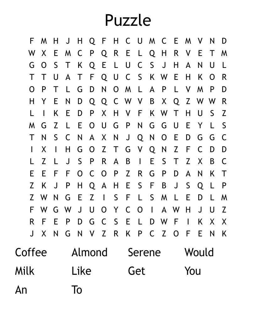 Puzzle Word Search WordMint