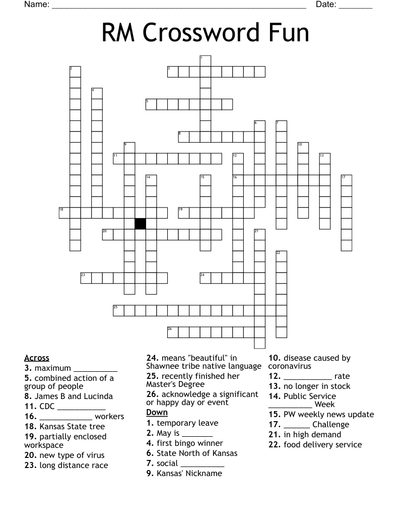 RM Crossword Fun WordMint