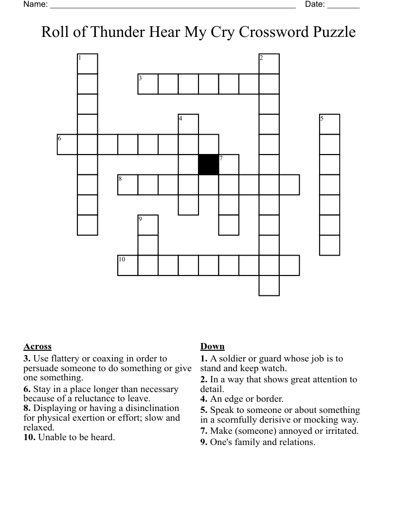 ACDMS Vocabulary Quiz Ch 1 15 Crossword WordMint