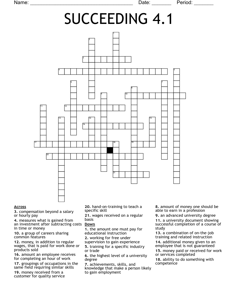 Salary Determiner Crossword Clue Company Salaries 2023