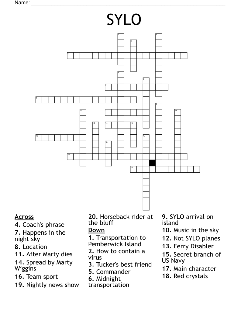 SYLO Crossword