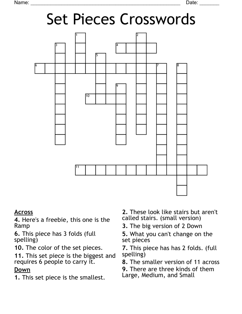 Set Pieces Crosswords WordMint