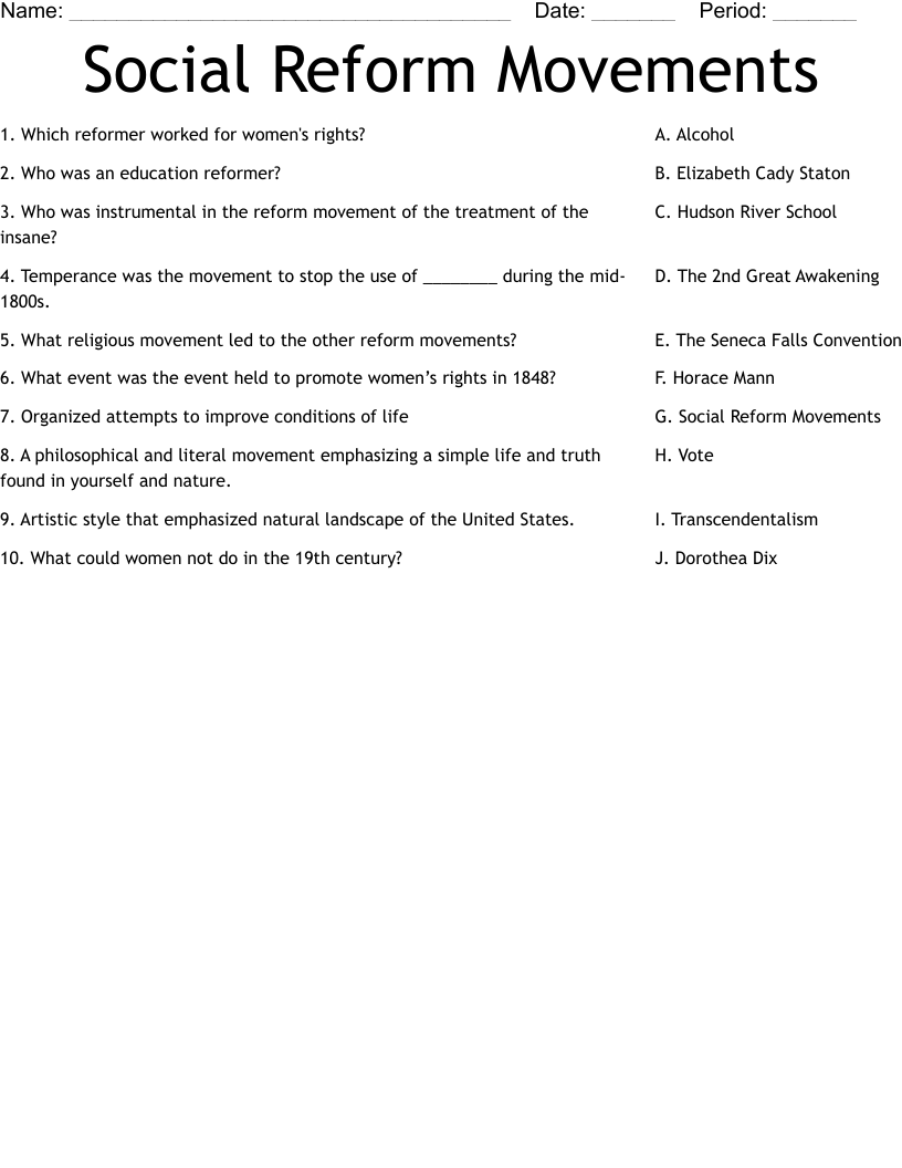 Society Reform and Culture During 1800 1860 Antebellum Period