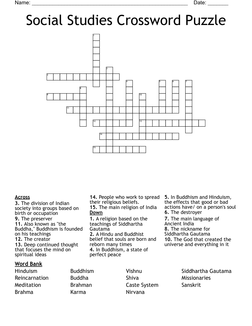 Buddhism Puzzle Word Search WordMint