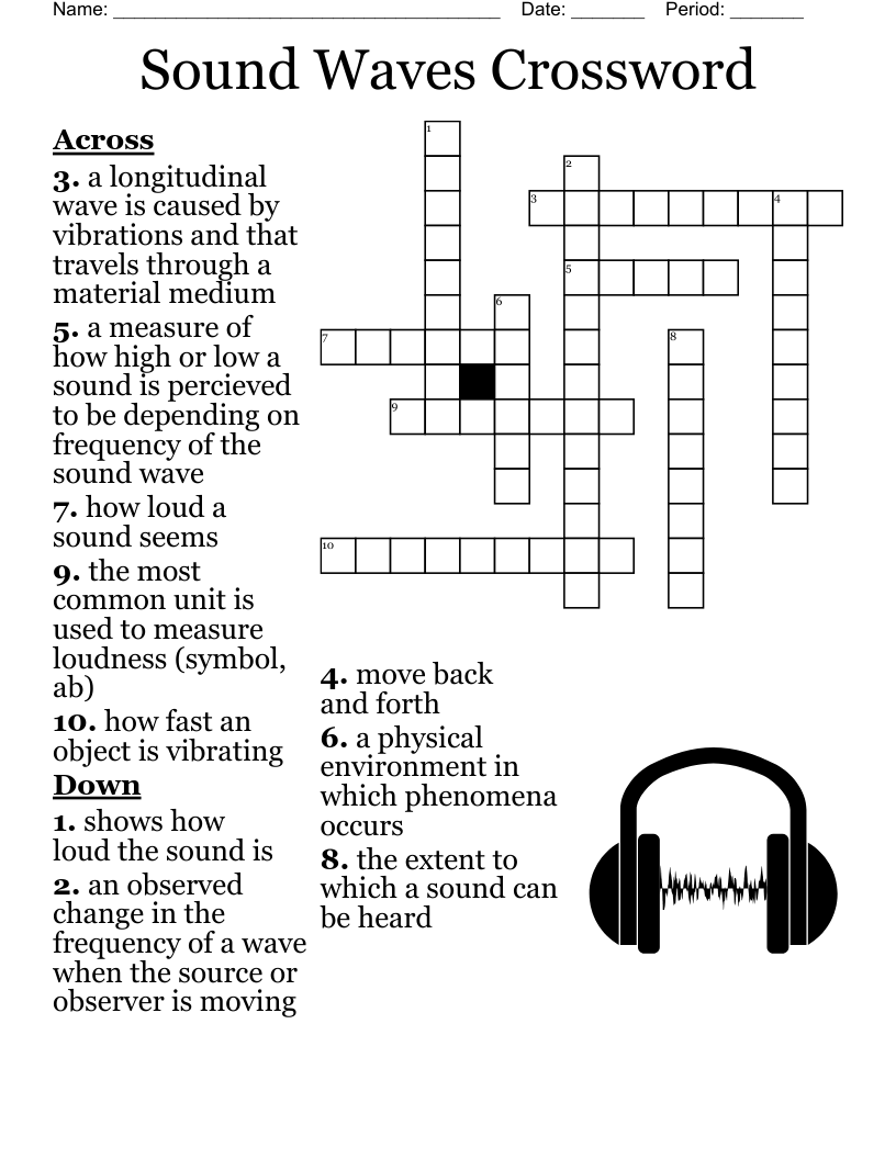 Sound Puzzle Crossword WordMint