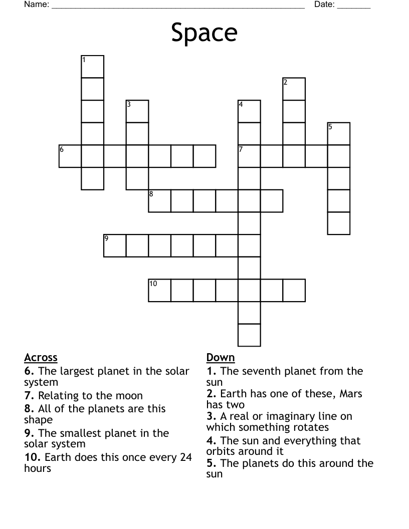 Space Crossword