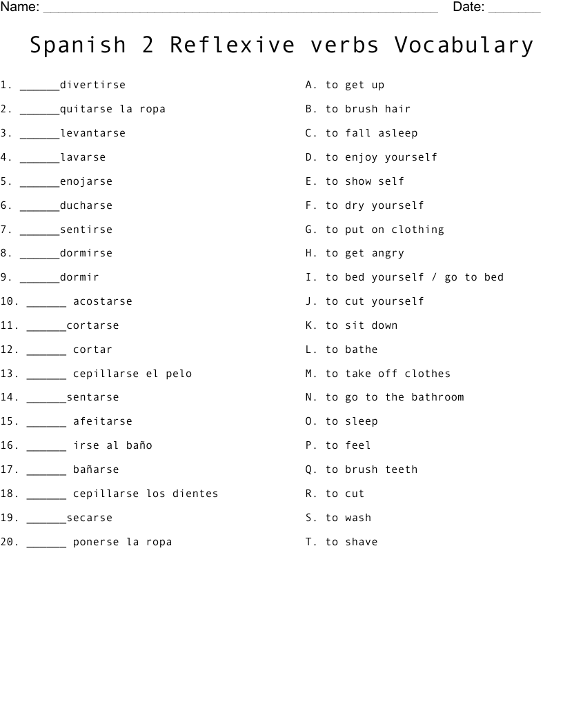 spanish-2-reflexive-verbs-vocabulary-worksheet-wordmint