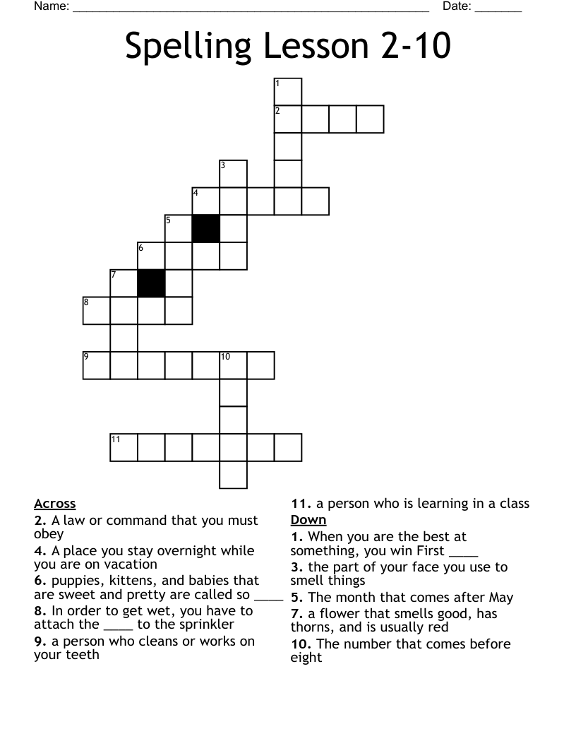 spelling-lesson-2-10-crossword-wordmint