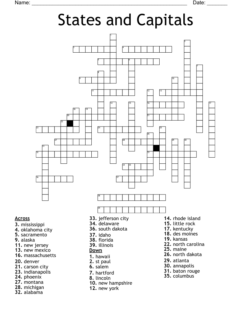 Capital Of Lebanon Crossword