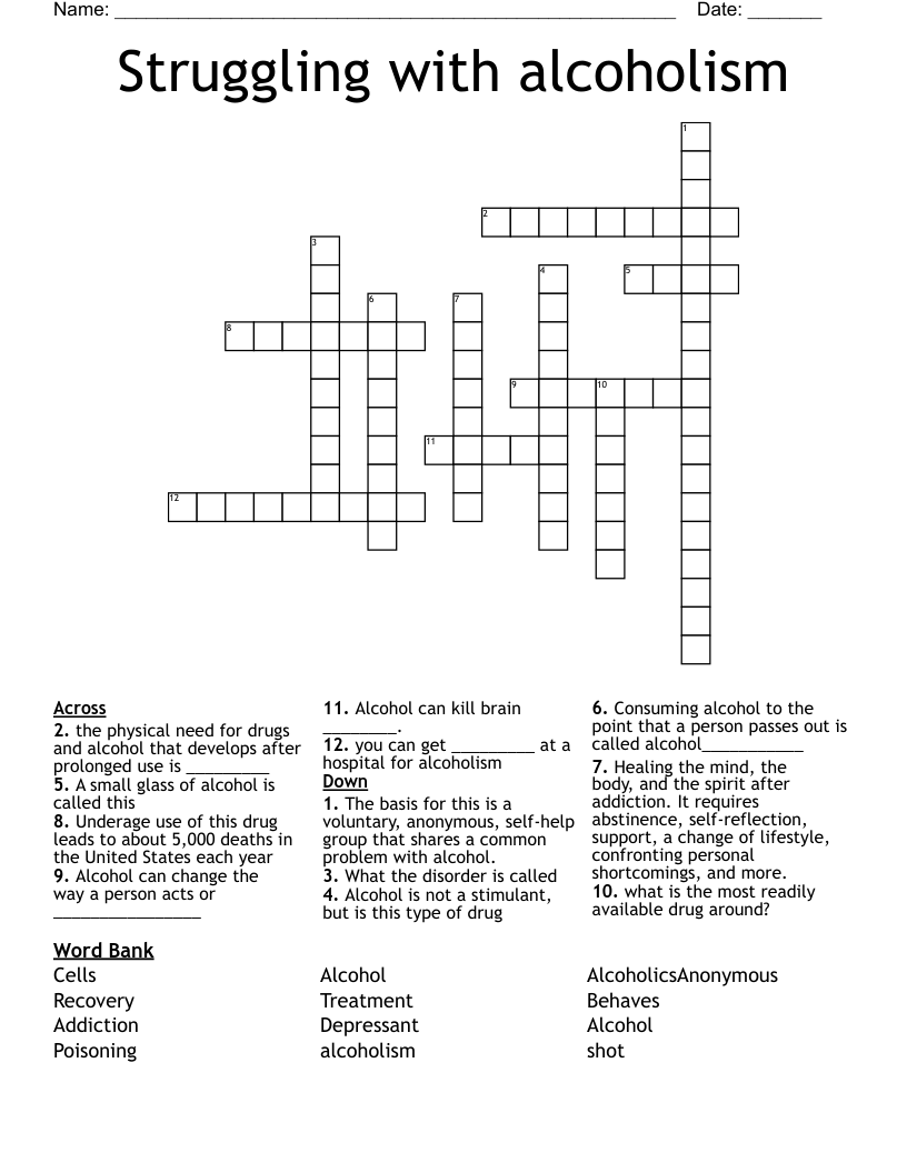 Struggling with alcoholism 